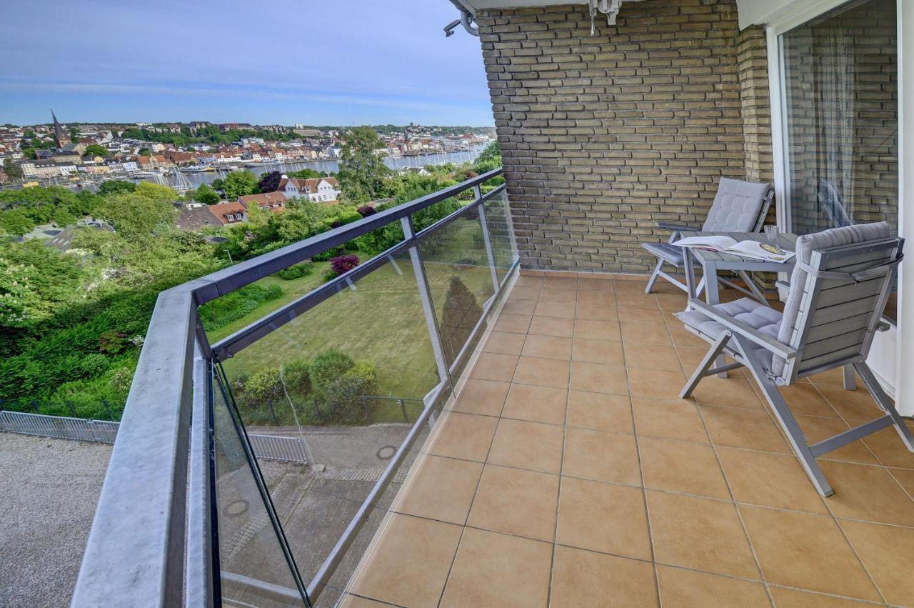 Fewo1846 - Bellevue - Sonnige 2-Zimmer-Wohnung Mit Balkon Und Hafenblick Flensburg Eksteriør bilde
